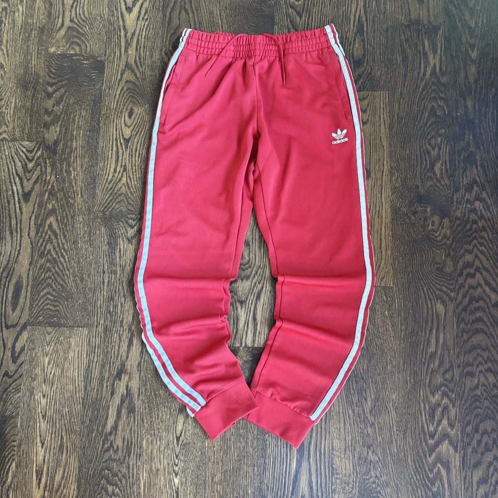 Adidas Pants Mens M Red Originals Tricot Adicolor Superstar SST Cuffed Track